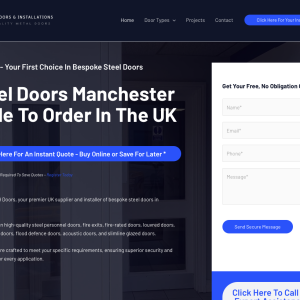 Steel Door Local SEO Website Leasing