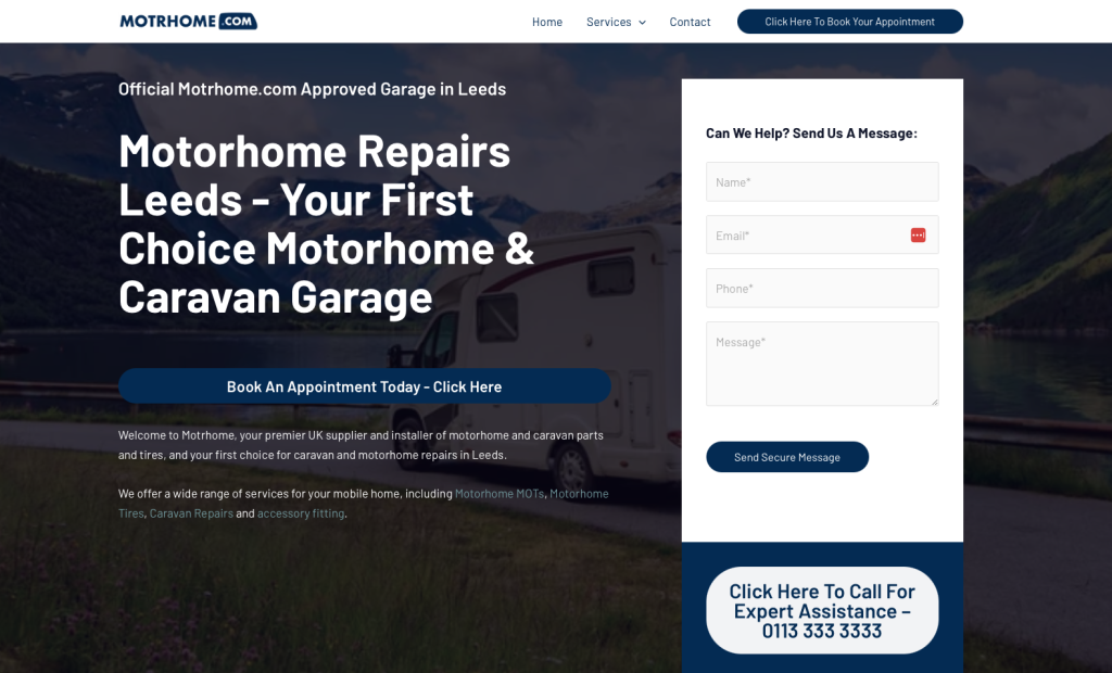 Motorhome Repair Local SEO Sites